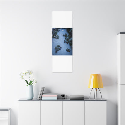 Earthy Silk Drape Canvas Art - Minimal Line Japandi