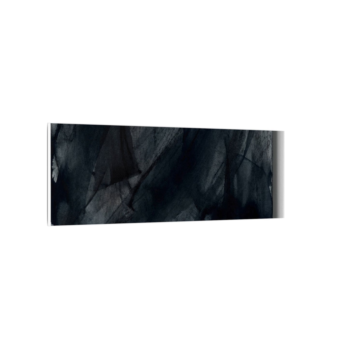 Deep Tones Dark Japandi Charcoal Canvas Art