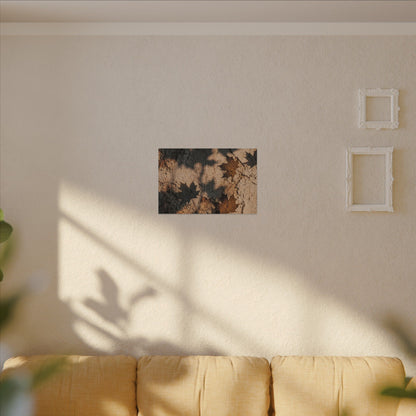 Cozy Shadow Play Canvas Art - Texture Japandi