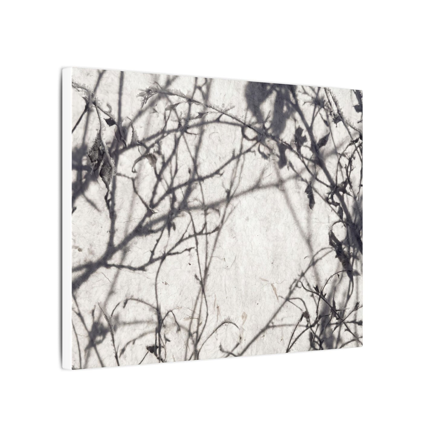 Winter Shadow Play Japanese Pattern Canvas Art | Elegant Decor