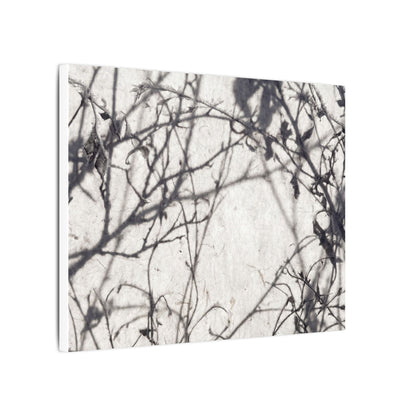 Winter Shadow Play Japanese Pattern Canvas Art | Elegant Decor