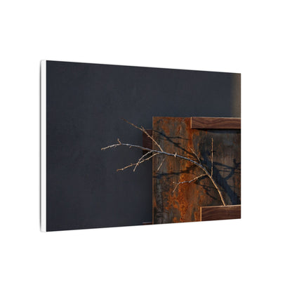 Ma Rust Patina Canvas Art - Dark Japandi Dark Texture