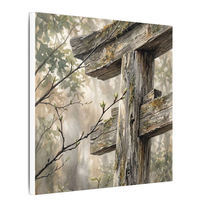 Torii Gate Spring Canvas Art | Japandi Neutral Design