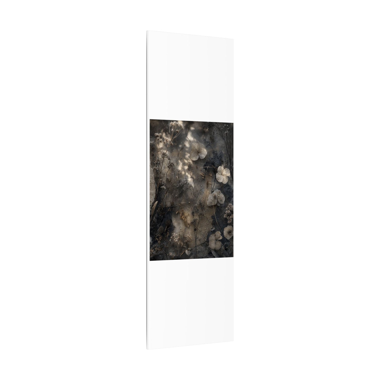 Winter Dried Flowers Texture Canvas Art | Elegant Decor