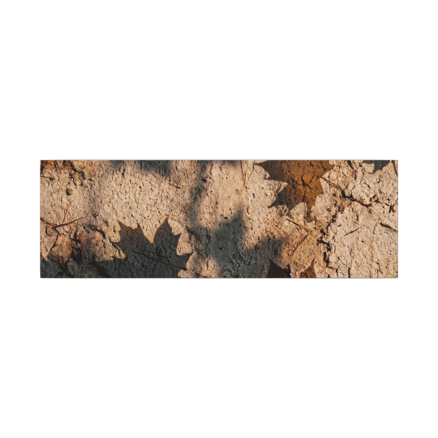Cozy Shadow Play Canvas Art - Texture Japandi