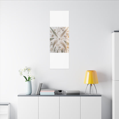 Elegant Dried Flowers Canvas Art - Japanese Pattern Japandi