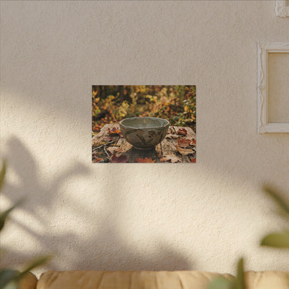 Spring Rock Garden Moody Minimal Canvas Art | Luxurious Decor