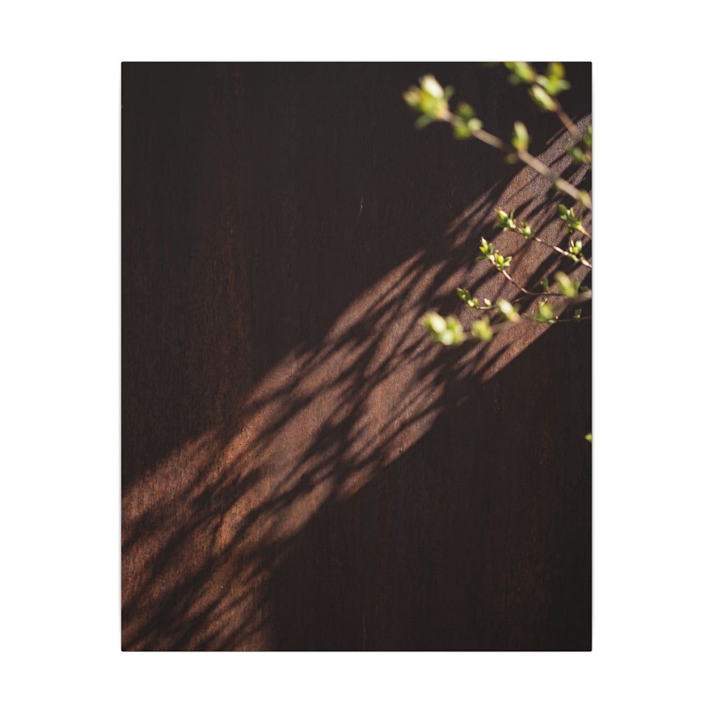 Rust Patina Moody Minimal Canvas Art | Sophisticated Dark Japandi Art