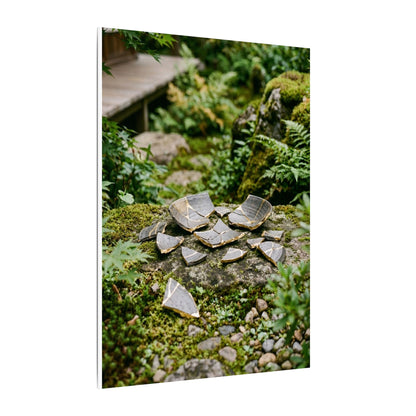 Summer Broken Pottery Gold Repair Canvas Art | Resilient Decor