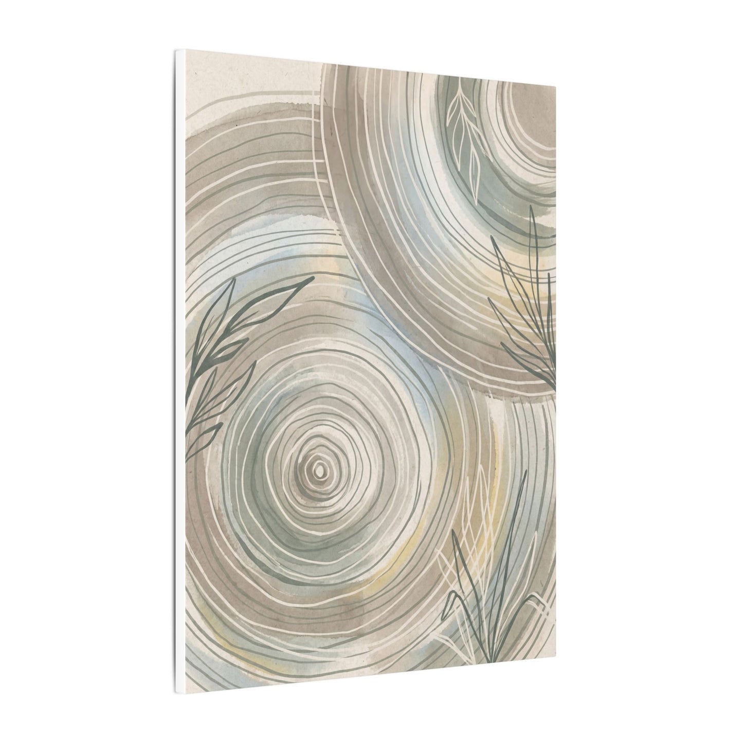 Kanso Water Ripple Canvas Art - Japandi Minimal Line