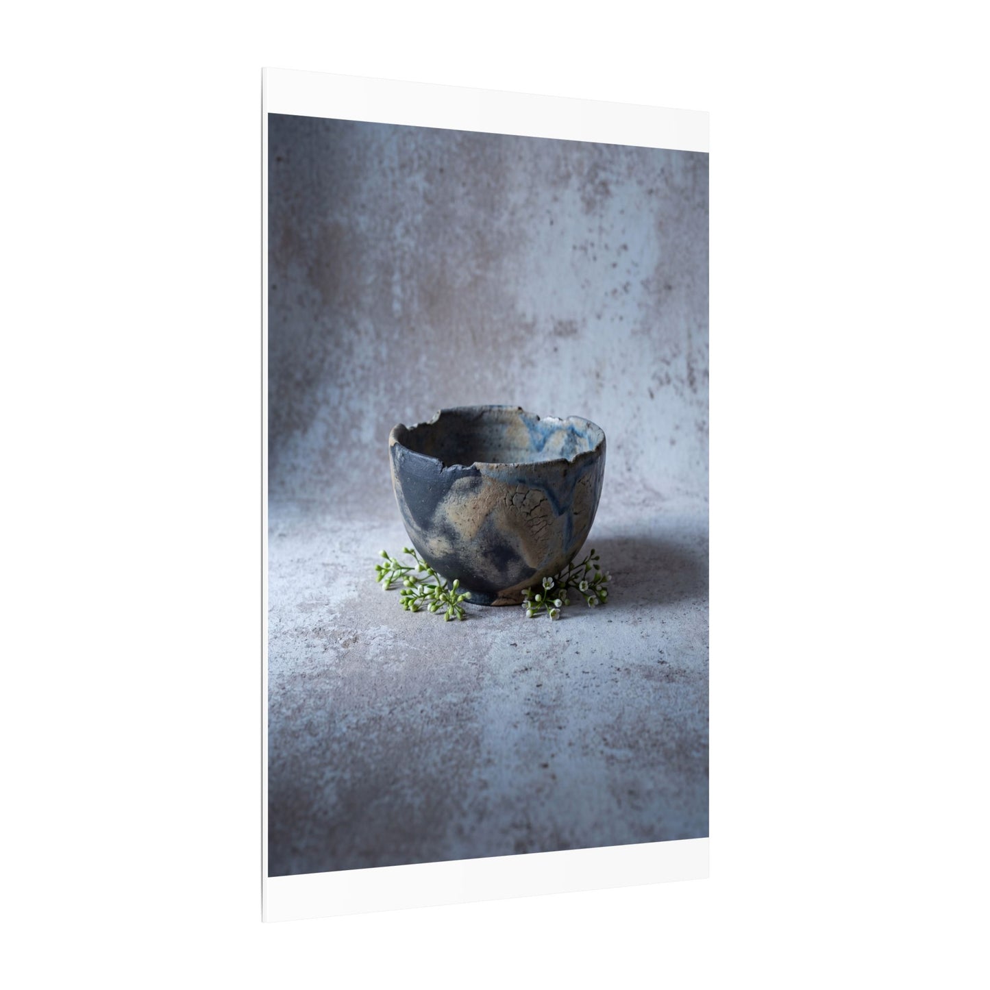 Ceramic Bowl Spring Canvas Art | Japandi Warm Design
