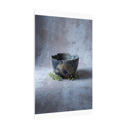 Ceramic Bowl Spring Canvas Art | Japandi Warm Design