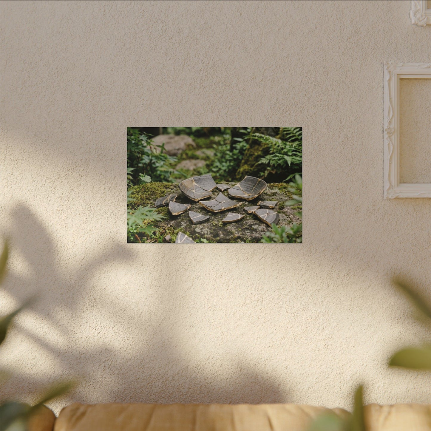 Summer Broken Pottery Gold Repair Canvas Art | Resilient Decor