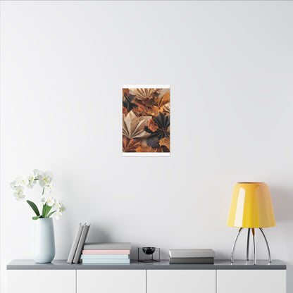 Paper Fold Texture Canvas Art | Elegant Japandi Art