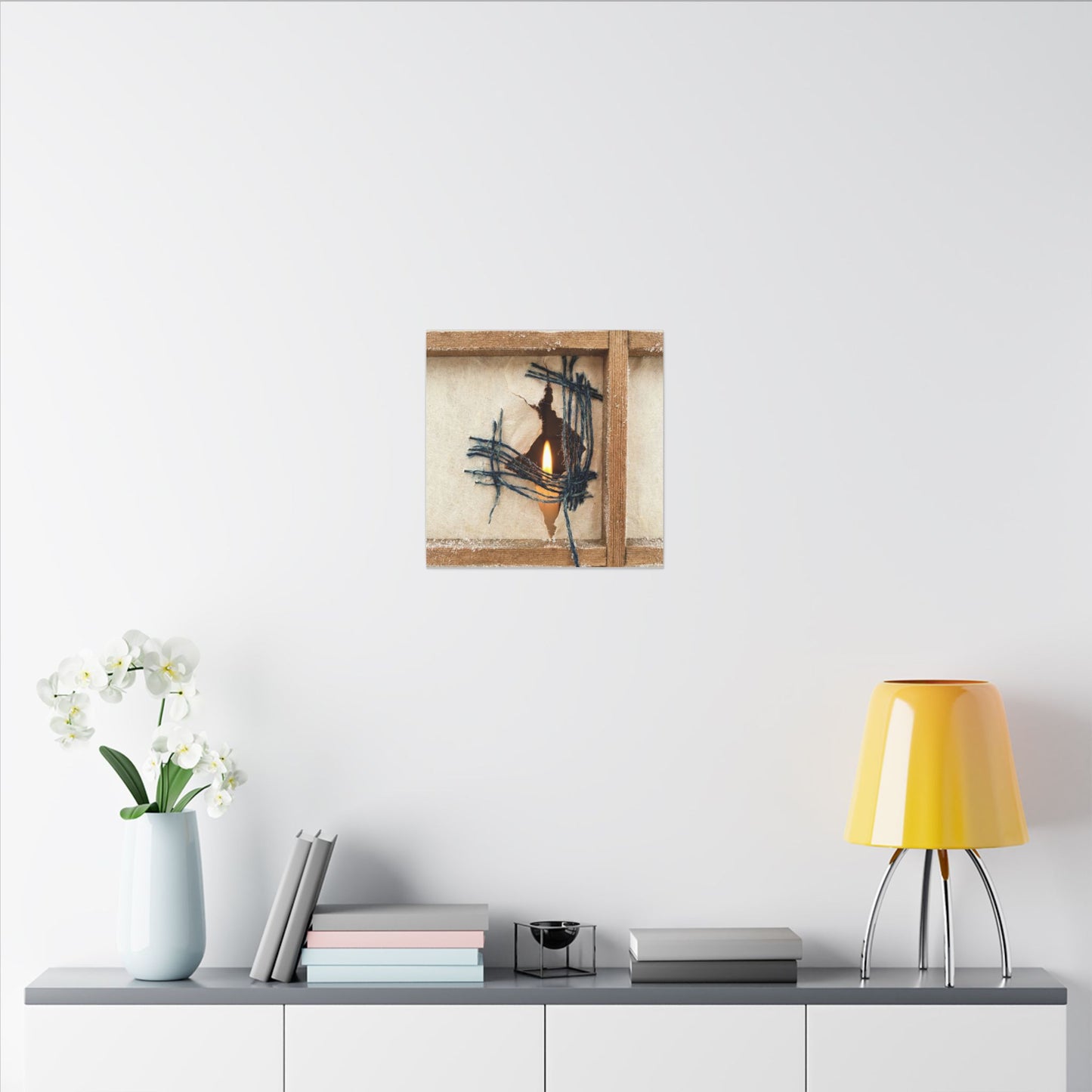 Winter Shoji Screen Broken Beauty Canvas Art | Resilient Decor