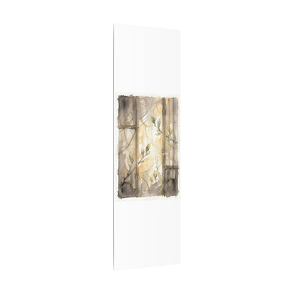 Shoji Screen Spring Canvas Art | Japandi Cozy Design
