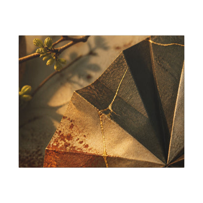 Ma Paper Fold Canvas Art - Kintsugi Broken Beauty