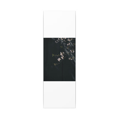 Cherry Blossom Spring Canvas Art | Dark Japandi Sophisticated Design