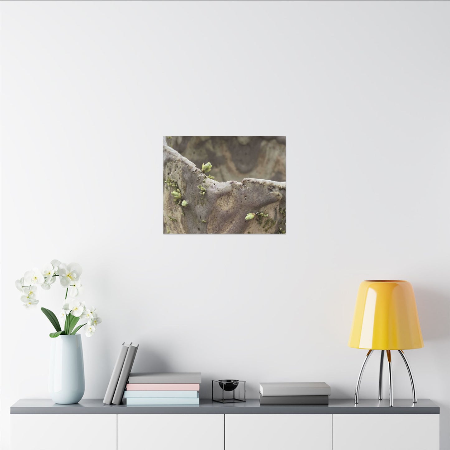 Overcast Ceramic Bowl Canvas Art - Japandi Fukinsei