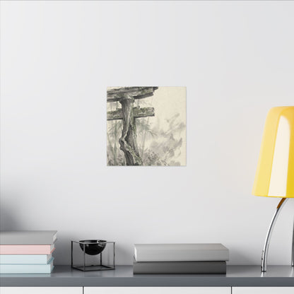 Torii Gate Summer Canvas Art | Zen Tranquil Design