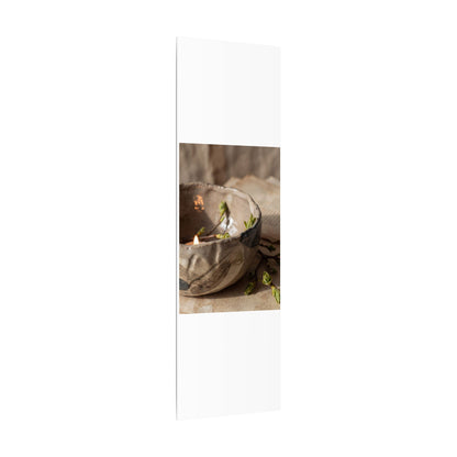 Candlelight Ceramic Bowl Canvas Art - Japandi Ma