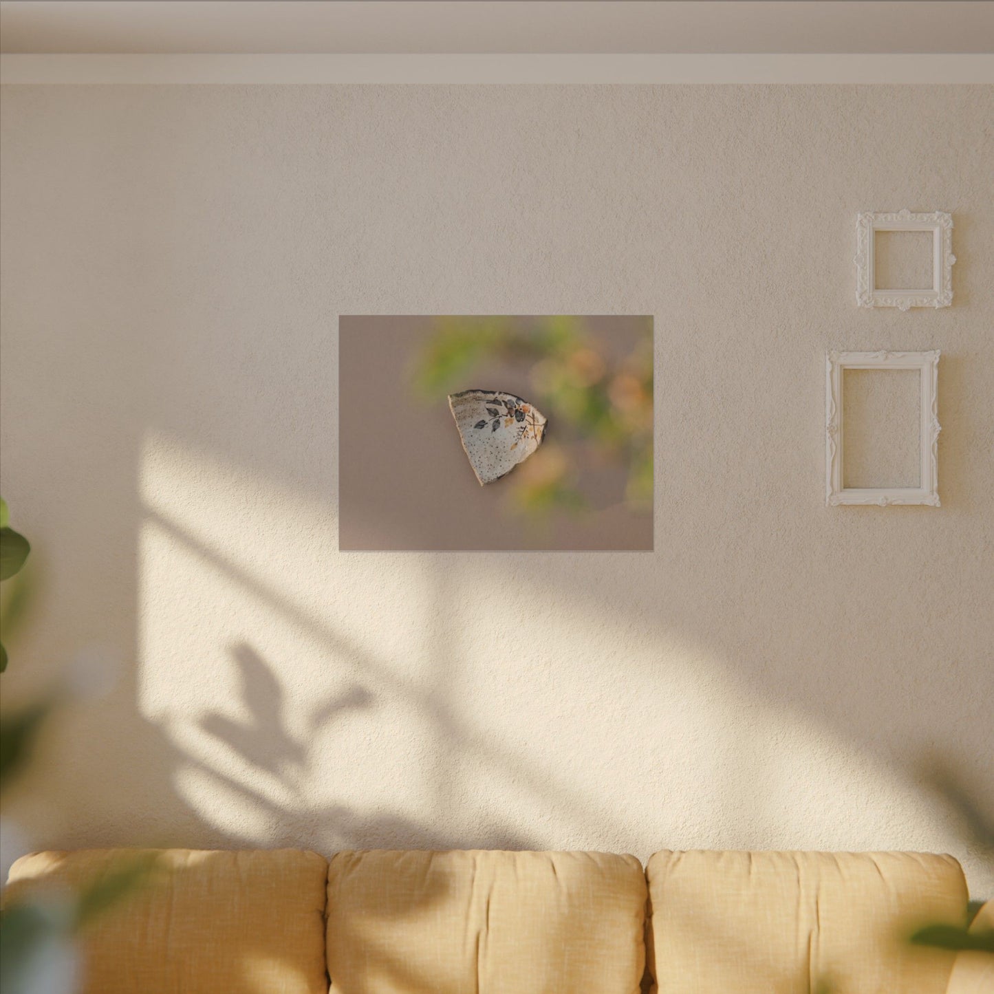 Ceramic Bowl Canvas Art | Spring Japandi Japanese Pattern Art
