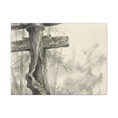 Torii Gate Summer Canvas Art | Zen Tranquil Design Art Print
