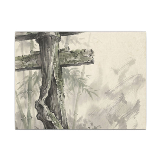 Torii Gate Summer Canvas Art | Zen Tranquil Design Art Print