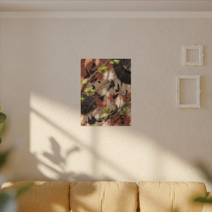 Datsuzoku Ink Brushstroke Canvas Art - Kintsugi Gold Repair