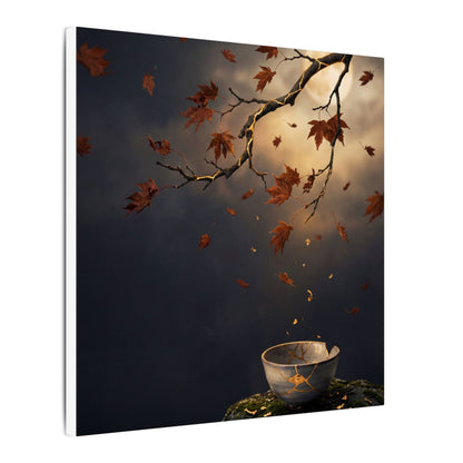 Moonlit Garden Gold Repair Canvas Art | Beautiful Kintsugi Art