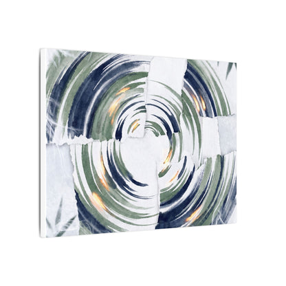 Winter Water Ripple Sumi E Canvas Art | Peaceful Decor