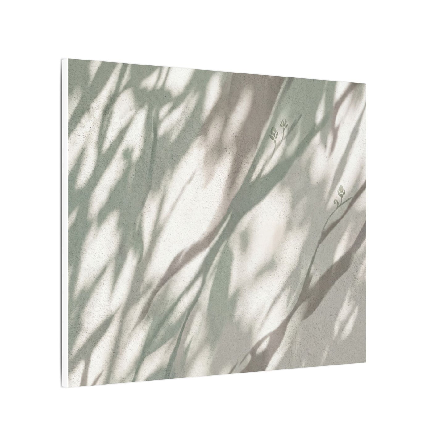 Japandi Shadow Play in Dappled | Japanese Pattern Canvas Art