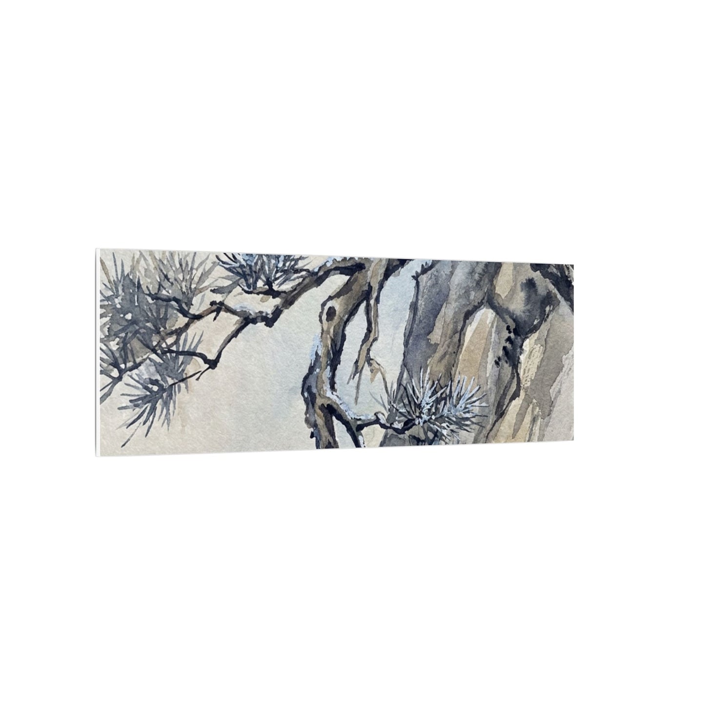 Moonlight Pine Tree Canvas Art - Japandi Seijaku