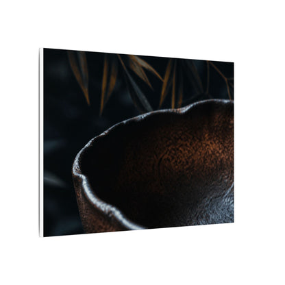 Luxurious Ceramic Bowl Canvas Art - Shadow Zen Dark Japandi