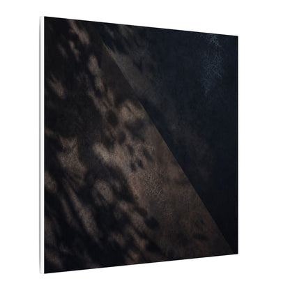 Shadow Play Winter Canvas Art | Dark Japandi Moody Design