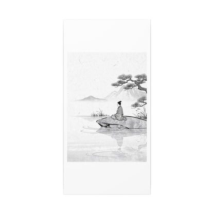 Meditation Harmonious Zen Ukiyo-e Canvas Art