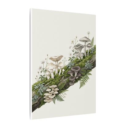 Dried Flowers Spring Canvas Art | Japandi Neutral Design