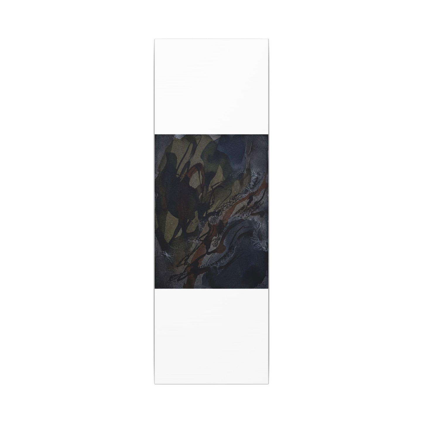 Shadow Play Winter Canvas Art | Dark Japandi Luxurious Design