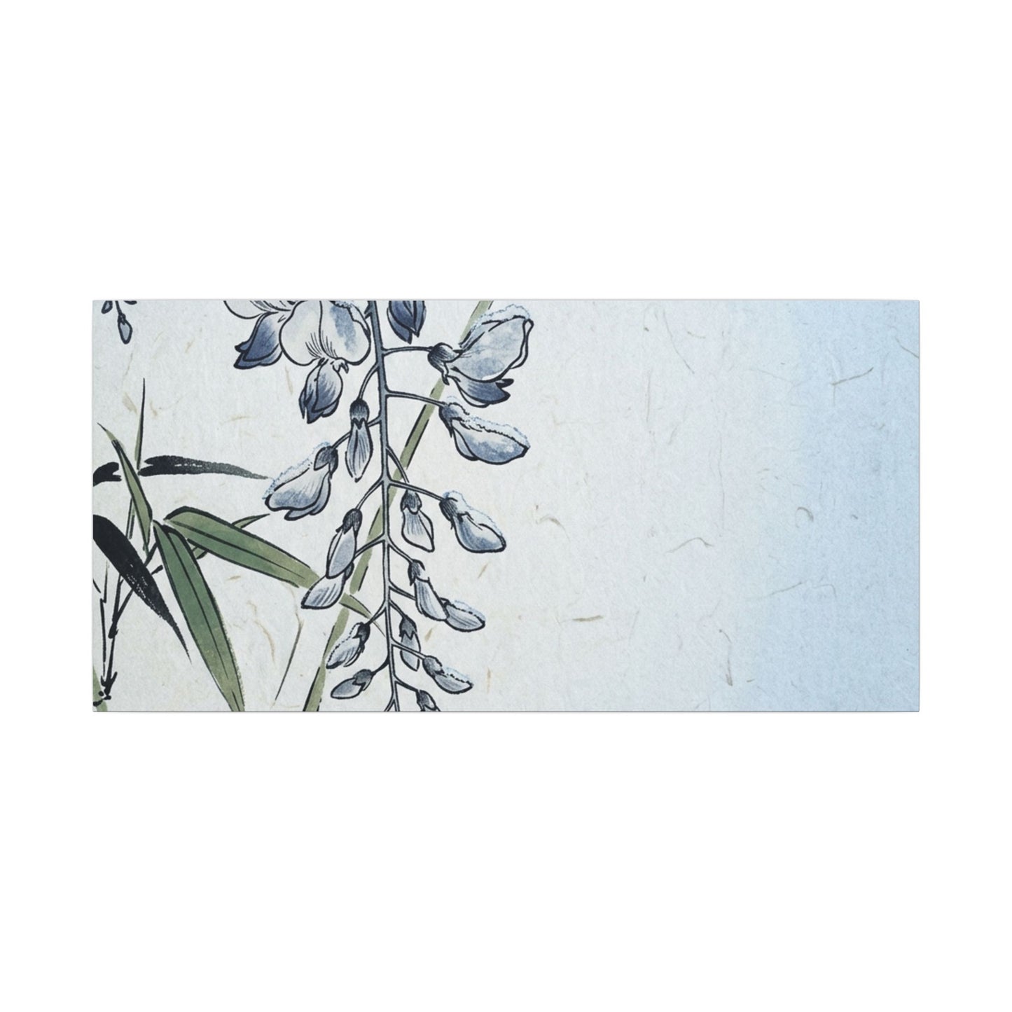 Zen Wisteria in Moonlight | Ukiyo E Inspired Canvas Art