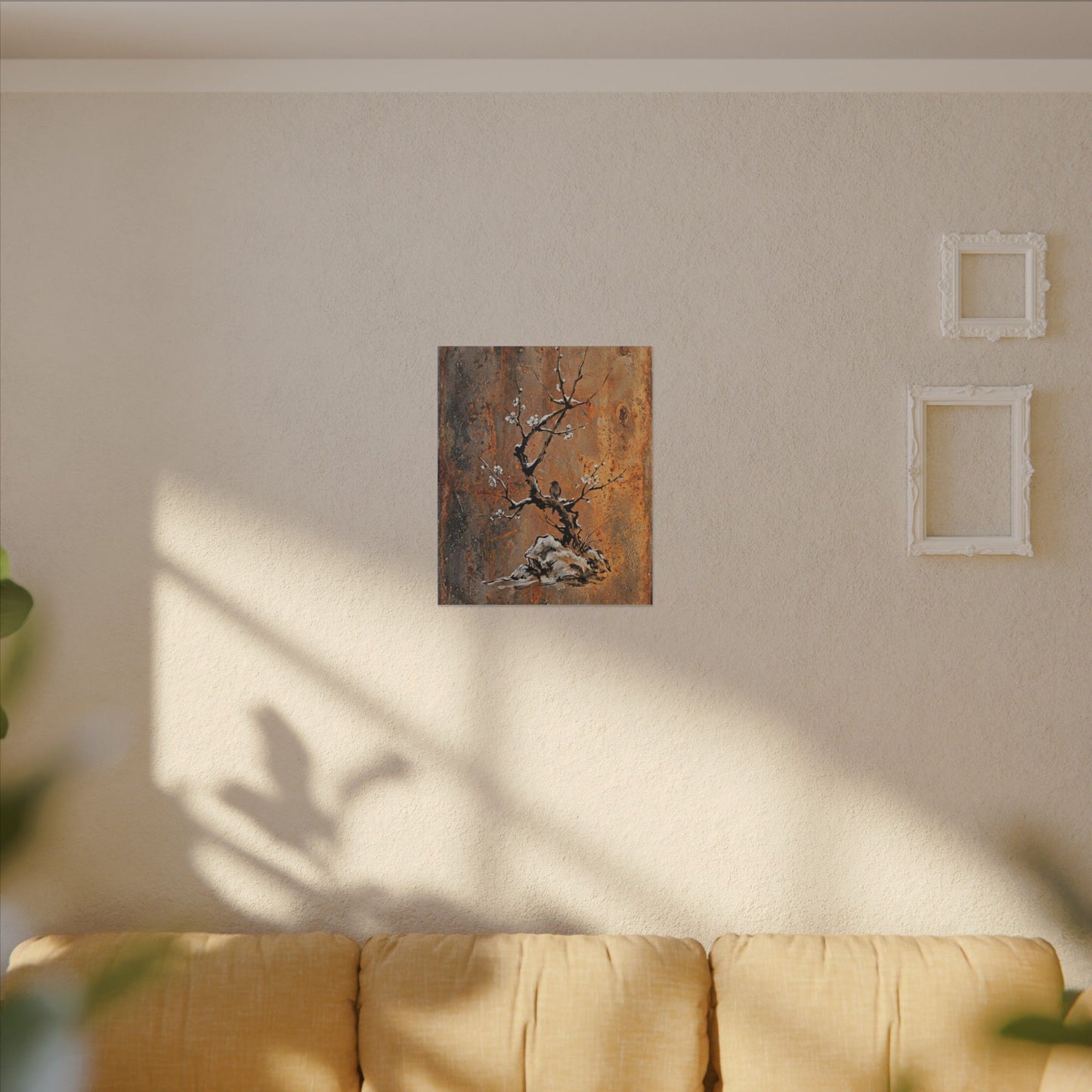 Datsuzoku Rust Patina Canvas Art - Zen Sumi E