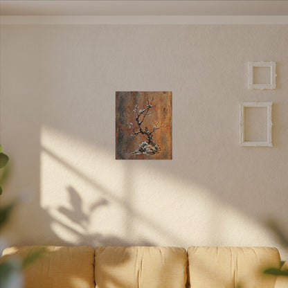 Datsuzoku Rust Patina Canvas Art - Zen Sumi E