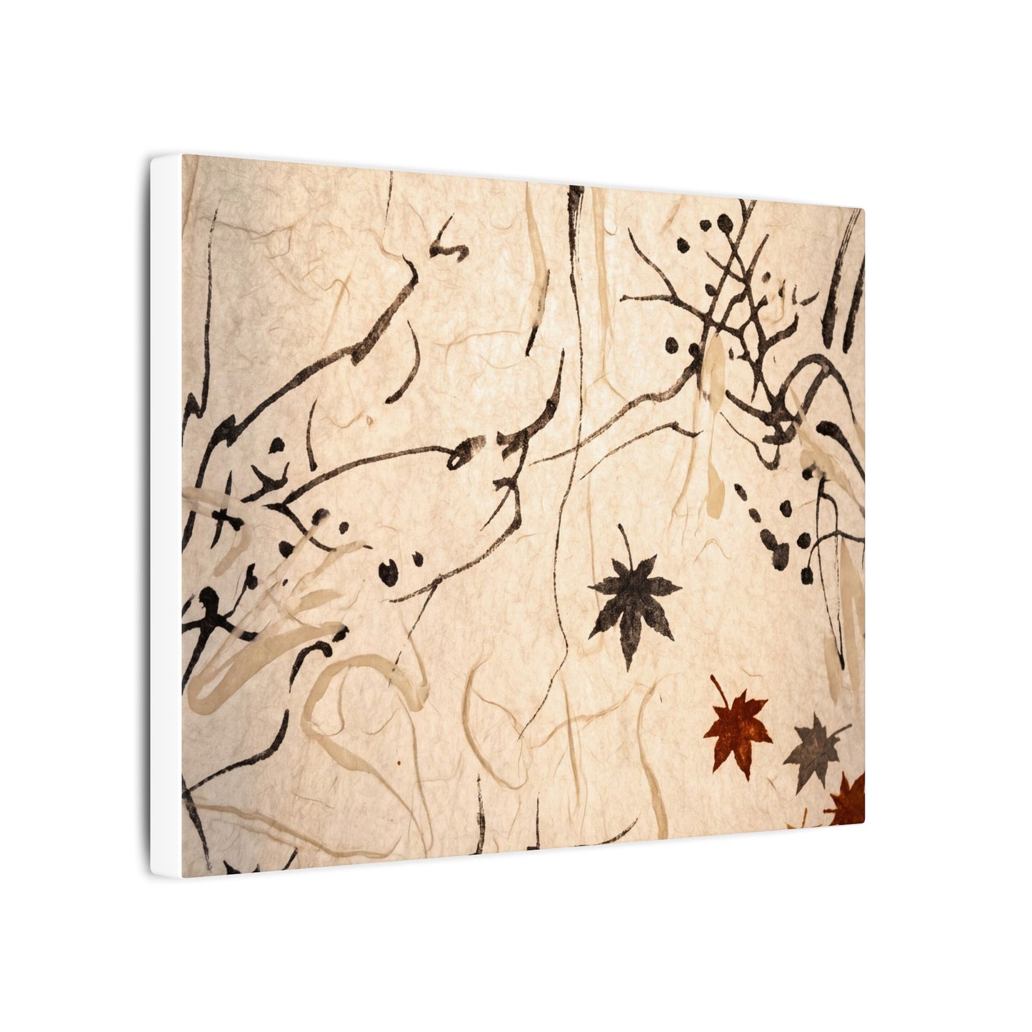 Golden Hour Shoji Screen Canvas Art - Japandi Fukinsei