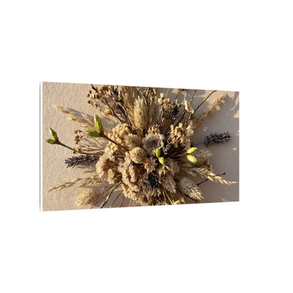 Dried Flowers Spring Canvas Art | Japandi Earthy Design