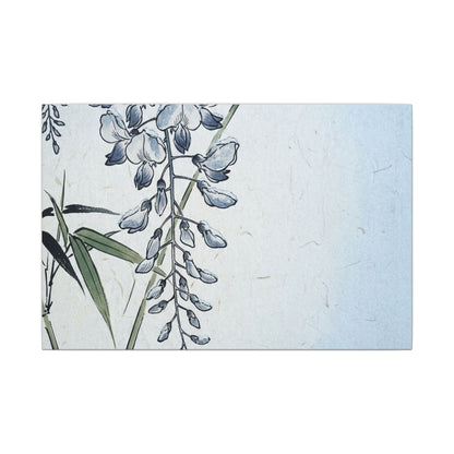 Zen Wisteria in Moonlight | Ukiyo E Inspired Canvas Art