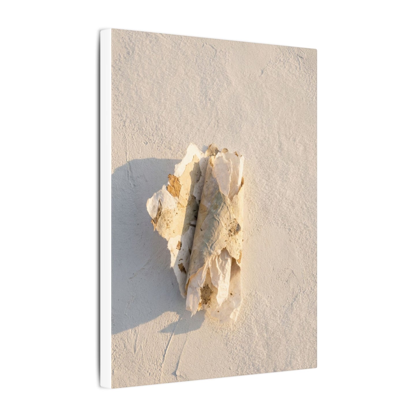 Paper Fold Canvas Art | Winter Japandi Texture Art