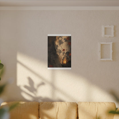 Shadow Play Texture Canvas Art | Neutral Japandi Art