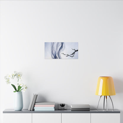 Incense Smoke Spring Canvas Art | Zen Tranquil Design
