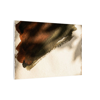 Ink Brushstroke Canvas Art | Summer Dark Japandi Moody Minimal Art