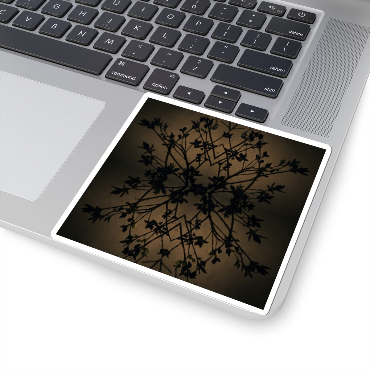 Dark Japandi Shadow Play in Golden Hour | Shadow Zen Sticker