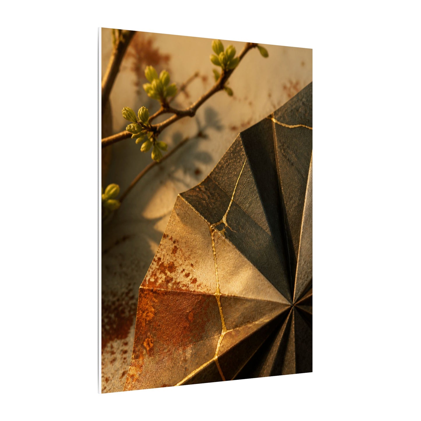 Ma Paper Fold Canvas Art - Kintsugi Broken Beauty